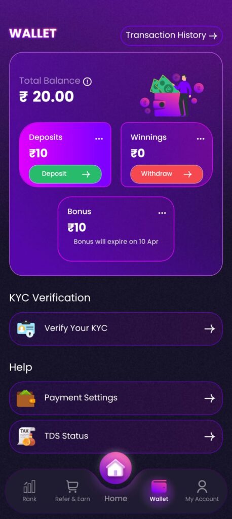 SkillWinz new fantasy app​