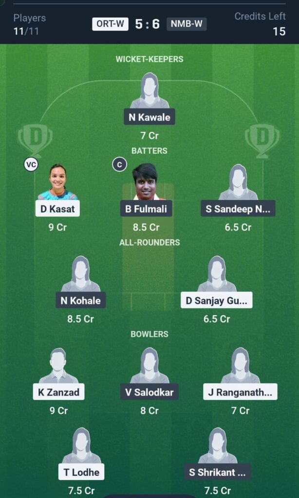 ORT-W vs NMB-W T20 Dream11 Prediction