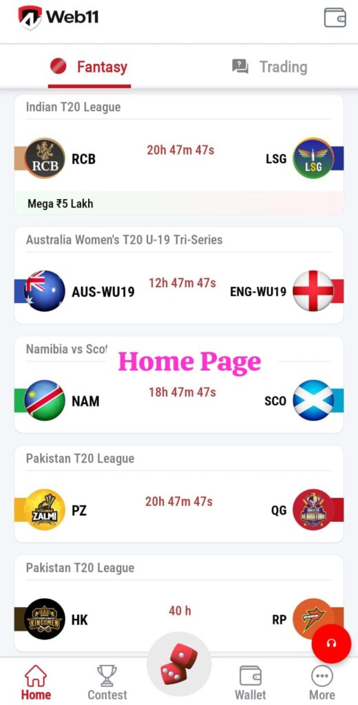 Web11 Fantasy App: Refer code, Download Apk, Deposit and Withdrawal