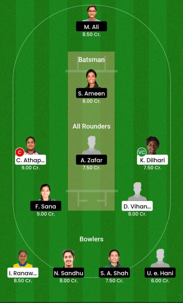 SL-W vs PAK-W 3rd ODI Dream11 Prediction Today