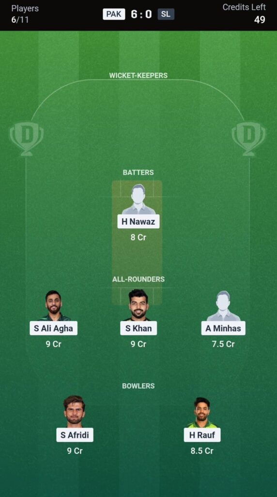 PAK vs SL Final ODI Dream11 Prediction Today | Pakistan vs Sri Lanka Fantasy Cricket Tips, Playing XI, Pitch Report & Player Stats